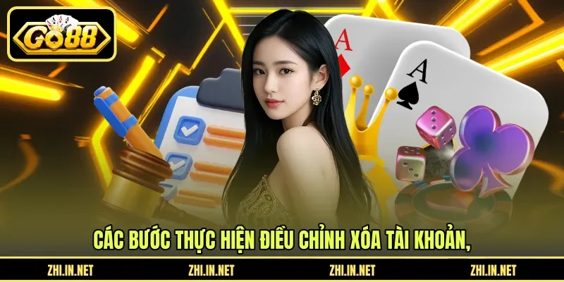 Xóa Tài Khoản - Hướng Dẫn Thay Đổi Hoặc Ngừng Sử Dụng 3 go88 Các bước thực hiện điều chỉnh xóa tài khoản